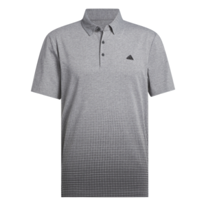 Adidas Men's Golf Polo Go To Rise Print Carbon