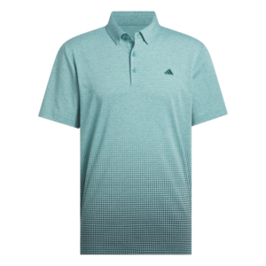 Adidas Men's Golf Polo Go To Rise Print Carbon
