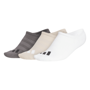 Adidas Damen-Golfsocken, 3er-Pack, mehrfarbig, unsichtbar