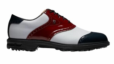 Footjoy Dryjoys Premiere Series Wilcox Wit Bruin Navy Maat 44