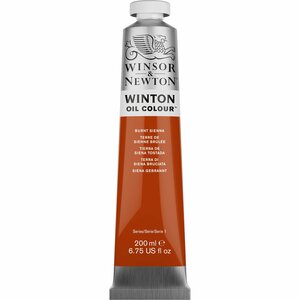 Winton 200ML Oil Paint 074 Burnt Sienna 2