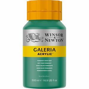 Galeria 482 Acrylic Paint Permanent Green Deep 500ml