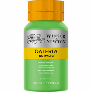 Galeria 483 Acrylic Paint Permanent Green Light 500ml