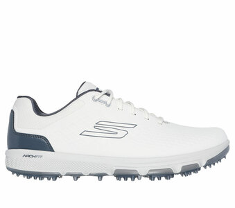 Skechers Go Golf Pro 6 SL Herren-Golfschuhe in Weiß und Anthrazit