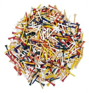 Masters Mixed Bamboo Tees 70 mm 1000 Stuks