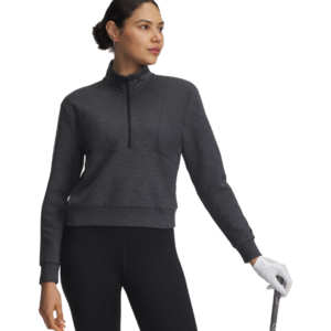 Under Armour Drive Midlayer Pullover Schwarz/Anthrazit Damen