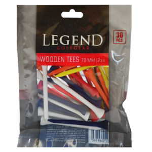 Legend Bunte Tees 70 mm 30 Stück