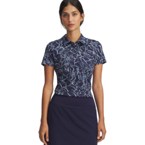 Under Armour Playoff 3.0 Printed Polo-Midnight Navy Damen