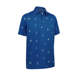 Callaway Time Lapse Polo Men Galaxy Blue XXL