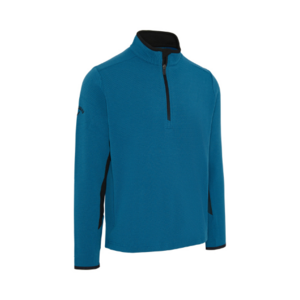 Callaway Blocked LS 1/4 Zip Pullover Blue Sapphire Herren