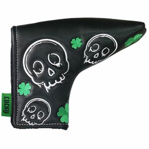 Legend Putter Headcover Lucky Black Green