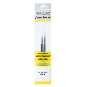 Winsor & Newton Foundation Pinselset – Rund 1, 3 & 5