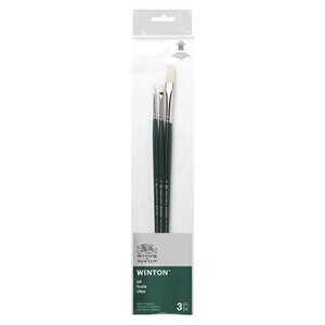 Winsor&Newton Penselen Olie Long Handle 3-pack V.2