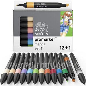 Winsor & Newton Promarker Manga Set 1 12-pack