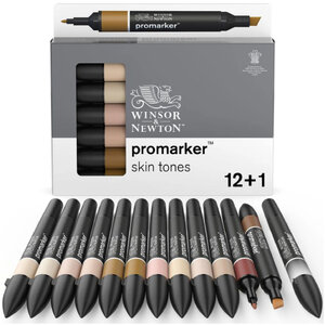 Winsor & Newton Promarker Skin Tones 12-Pack