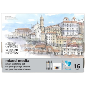 Winsor&Newton Mixed Media Urban Sketching Set 16-Delig