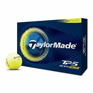 Taylormade TP5 Golfballen Hi-Vis Geel 2026
