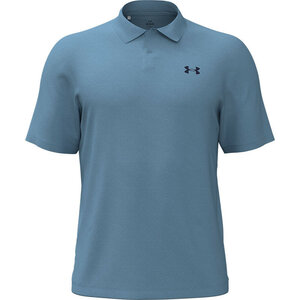 Under Armour Performance 3.0 Herren Golfpolo Blue Smoke