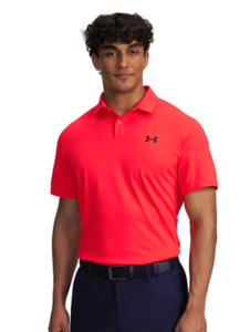 Under Armour T2G Printed-Polo Racer Rot
