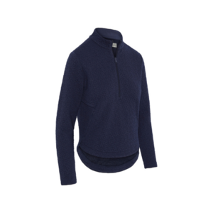 Callaway 1/2 Zip Gestepptes Strickpullover Damen Peacoat