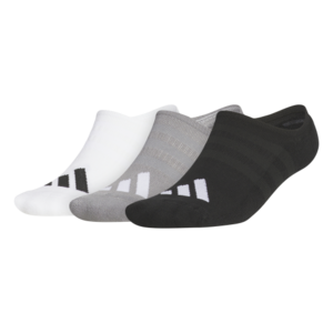 Adidas Unisex-Golfsocken, 3er-Pack, mehrfarbig, unsichtbar