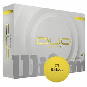 Wilson Staff Duo Soft Golfbälle Gelb 2025