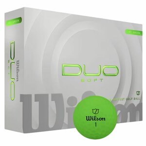 Wilson Staff Duo Soft Golfbälle Grun 2025