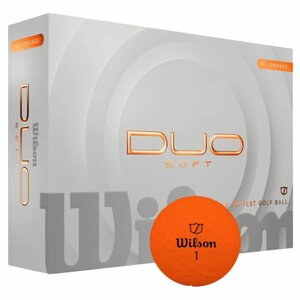 Wilson Staff Duo Soft Golfbälle Orange 2025