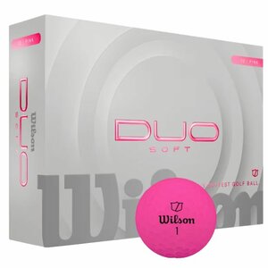 Wilson Staff Duo Soft Golfbälle Pink 2025