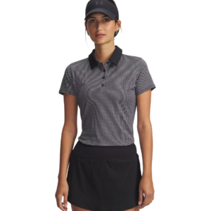Under Armour Playoff 3.0 Printed Polo Schwarz Damen