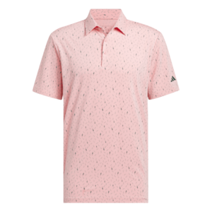 Adidas ULT365 All Over Print Heren Golfpolo Roze  Maat XL