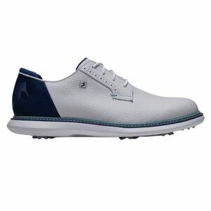 Footjoy Heren Golfschoenen Traditions Wit Navy