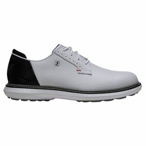 Footjoy Heren Golfschoenen Traditions Wit Zwart Rood