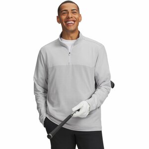 Under Armour Drive Lightweight Half Zip Titanium Heren