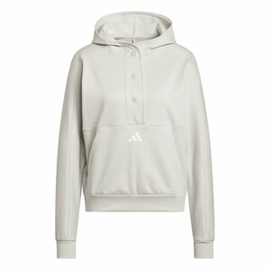 Adidas Beyond The Course Snap Climawarm Loose Hoodie Dames Beige