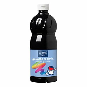 L&B Plakkaatverf Redimix Black 500ml