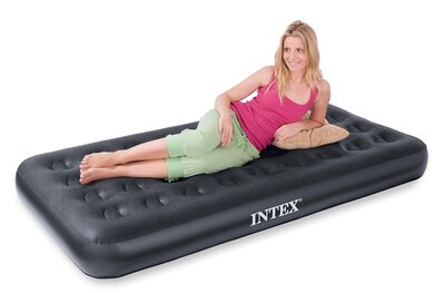 Intex Velvet Pattern Twin 1-persoons inclusief een elektrische pomp 67794