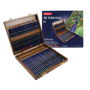 Inktense Woodbox Derwent 48-Delig