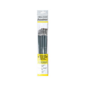 Winsor&Newton Foundation penselenset voor acrylverf 6-pack