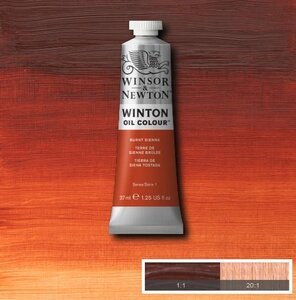Winton Olieverf 37ML 074 Burnt Sienna 2