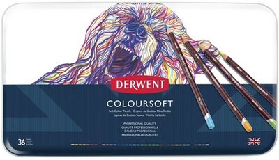 Derwent 36 Coloursoft potloden